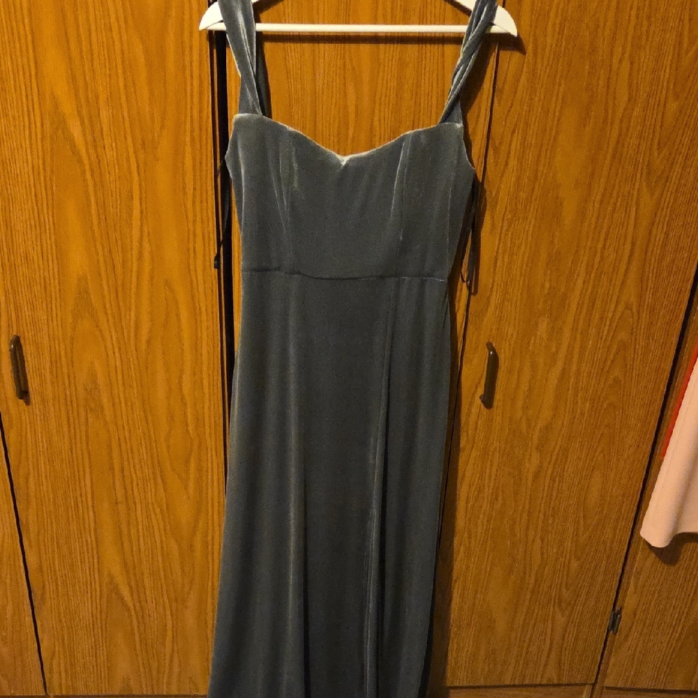 After Six Charcoal Maxi Dress